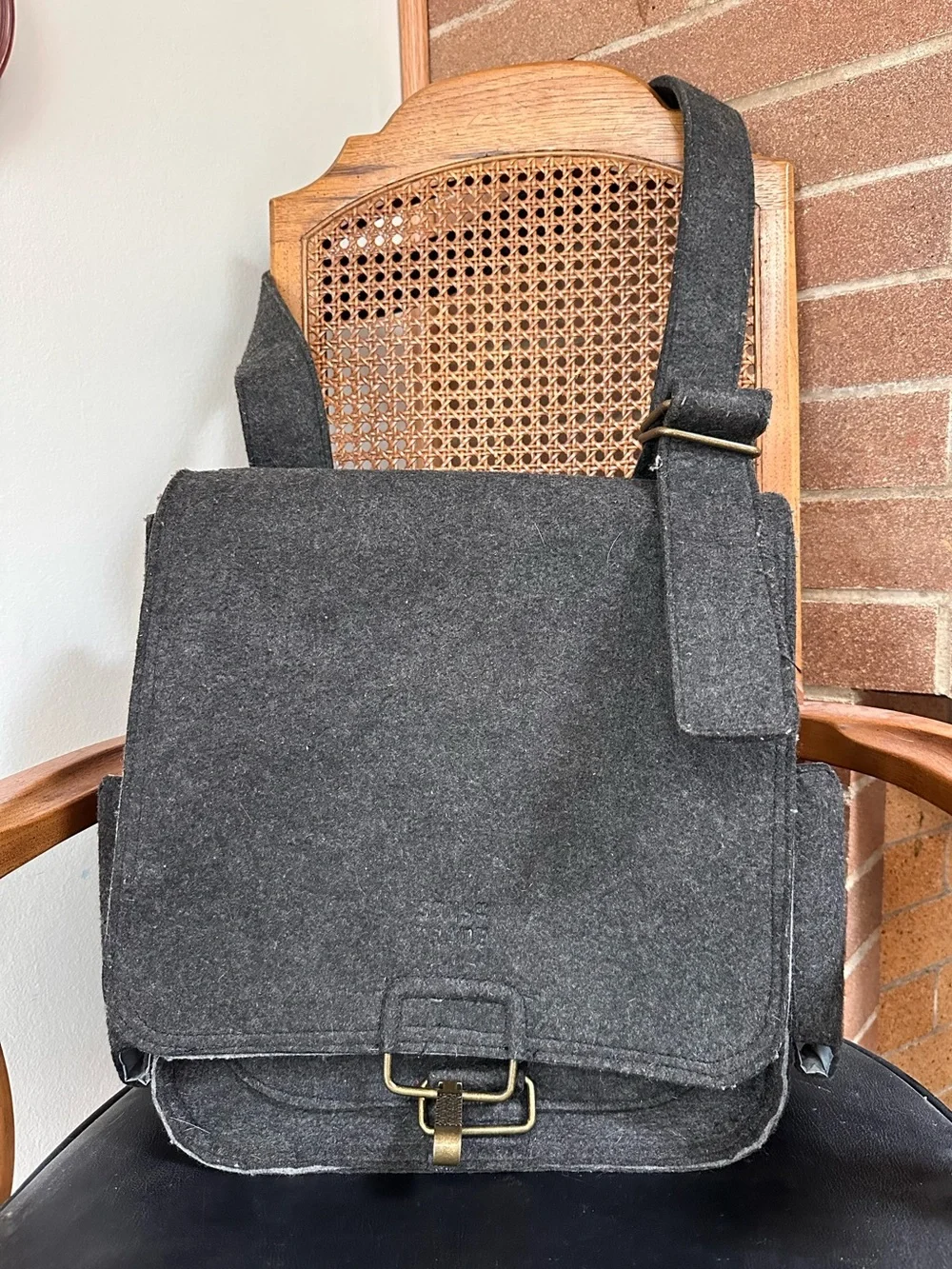 Sons of Trade messenger style diaper bag